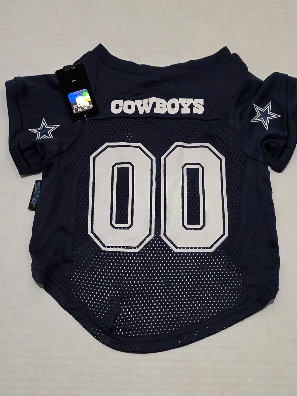 Dallas Cowboys Dog Navy Blue Jersey Shirt Sz L